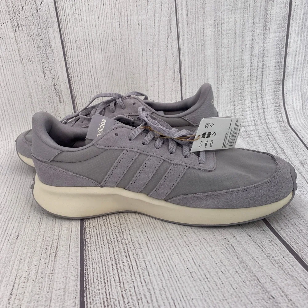 Adidas Run 70s Sneakers Mens 11.5 Grey Halo Retro Athletic Shoes Casual Comfort